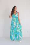 Coastal Queen Printed Maxi Dress