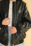 Weekend Leather Bomber Jacket