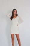 Leah Crochet Mini Dress