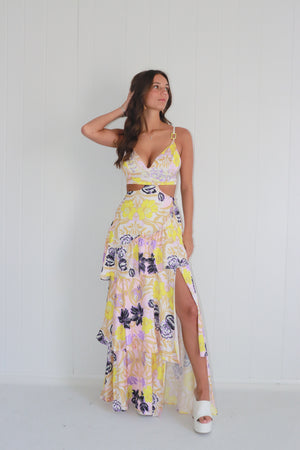 More To Come Cut-out Maxi Dress