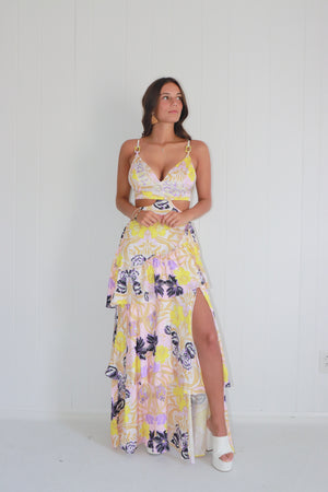 More To Come Cut-out Maxi Dress