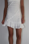 Sweet Angel Puff Sleeve Dress White