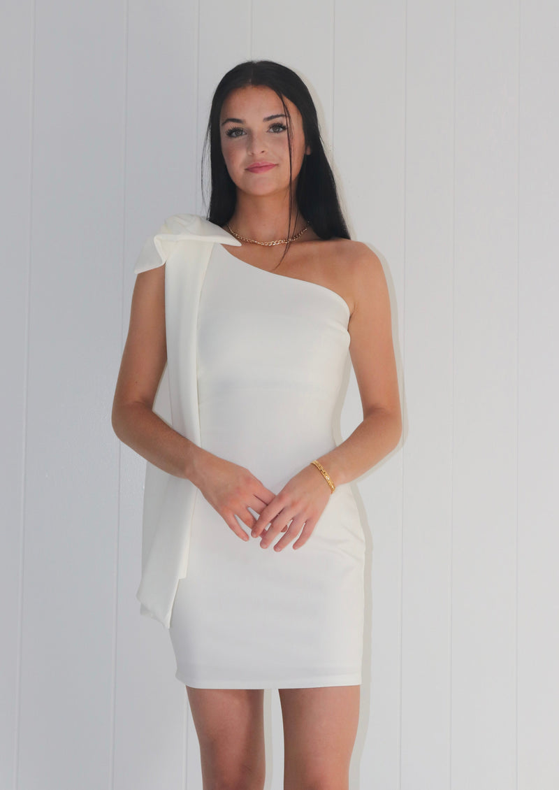 Go Getter Mini Dress White