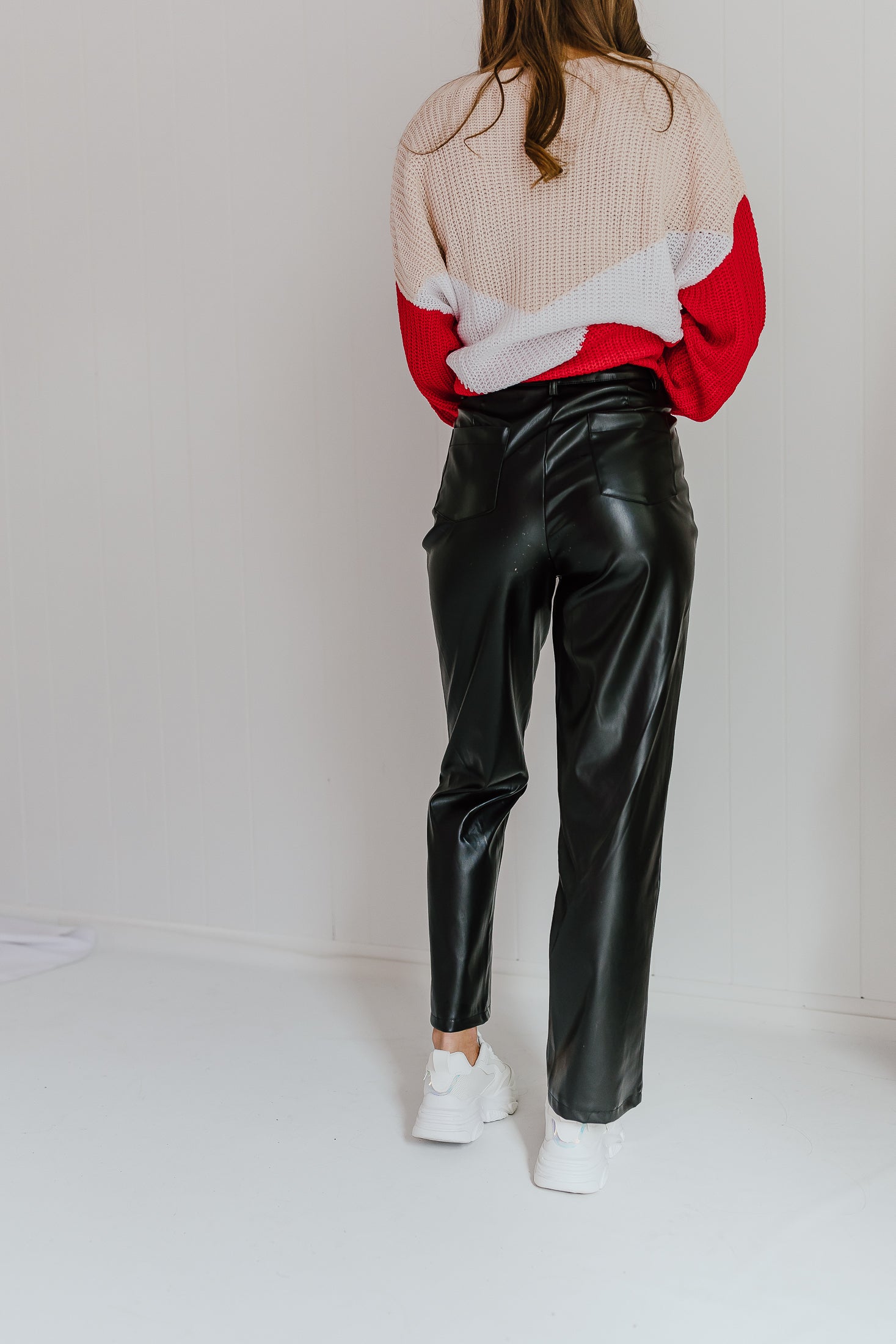 The Sprouse Crossover Faux Leather Pants – Adorabelles